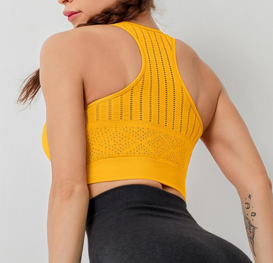 Breathable Sports Bra for Yoga & Running