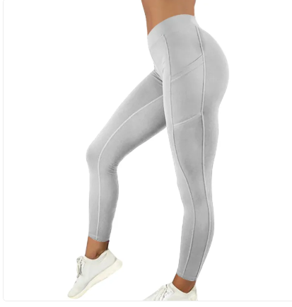 Women's solid color pants fitness leggings