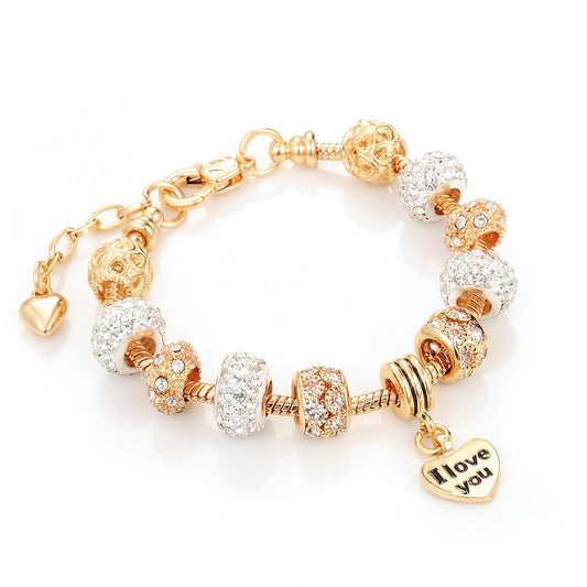 Glass Bead Bracelet, Crystal Bracelet for Women