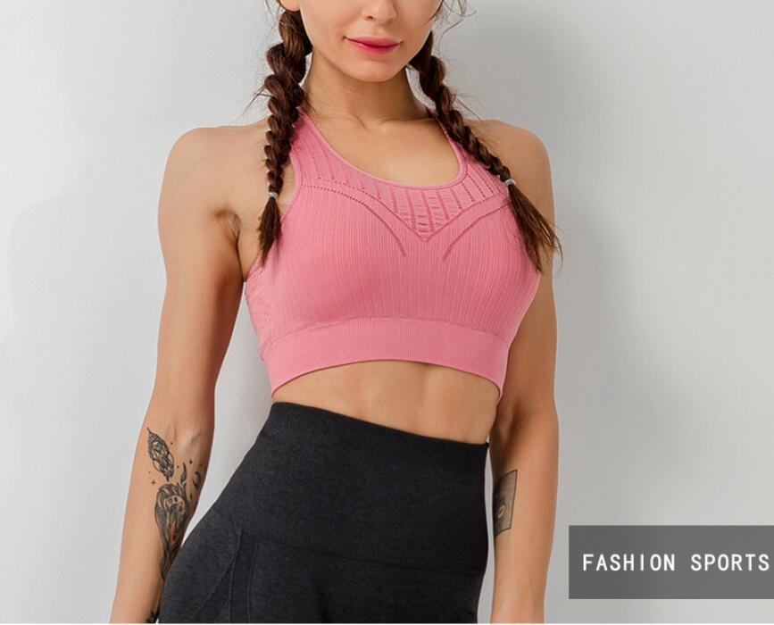 Breathable Sports Bra for Yoga and Running Fitness