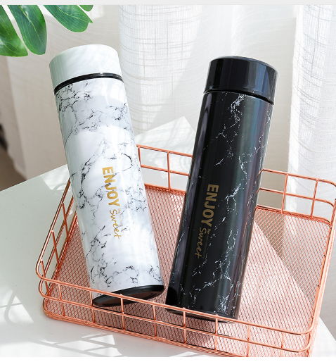 Marble Insulated Water Bottle – 500ml