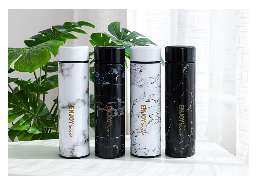 Marble Insulated Water Bottle – 500ml