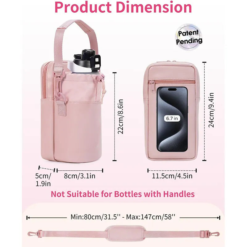 Insulated Water Bottle Carrier Bag